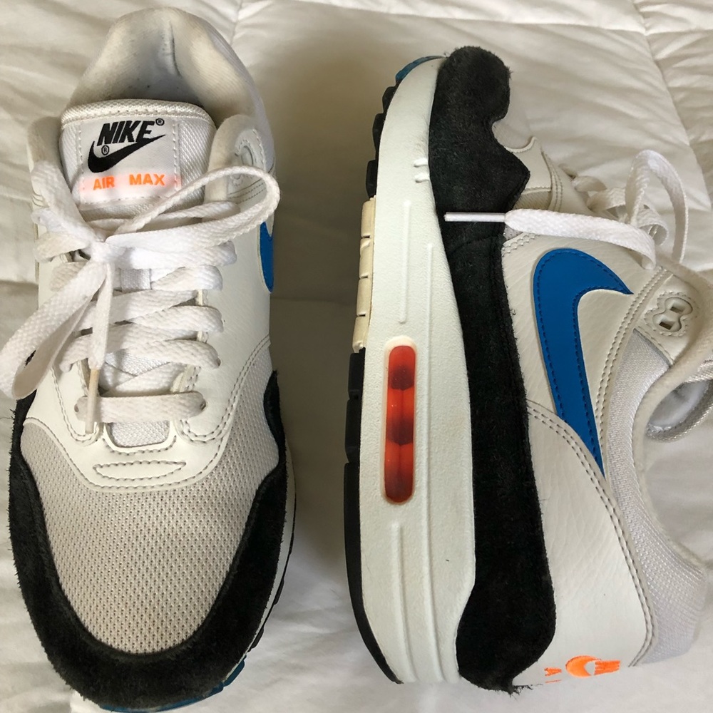 Nike Air Max 1 Photo Blue Total Orange